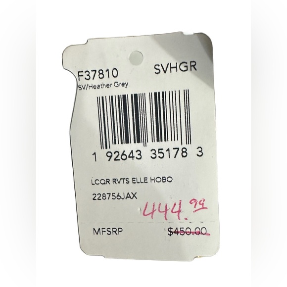 Like new Coach Elle Hobo Metallic Nude Silvertone F38051 Leather Crossbody - Picture 13 of 13